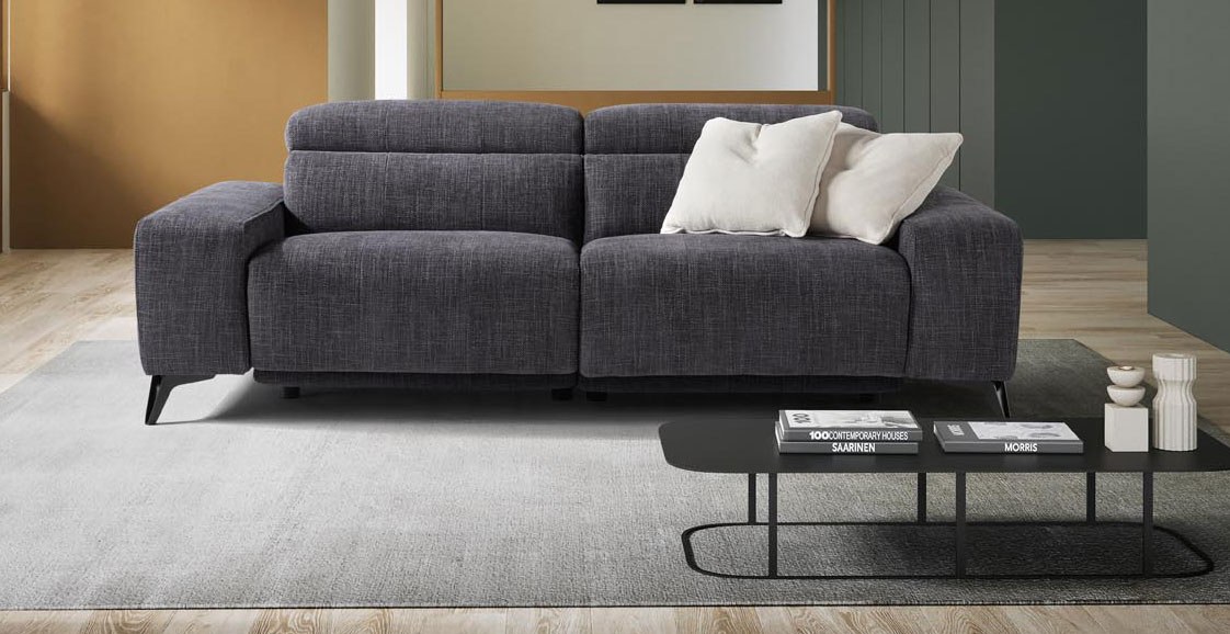 Tuniz 3 Seater 232cm Sofa (with Electric Recliners) by Marinelli Home Tuniz 3 Seater 232cm Sofa (with Electric Recliners) by Marinelli Home