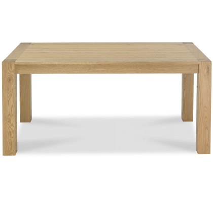 Turin Light Oak 6 Seater Table by Bentley Designs