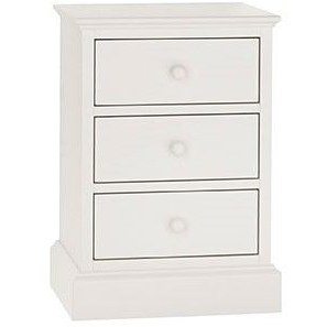 Ashby White 3 Drawer Nightstand by Bentley Designs Ashby White 3 Drawer Nightstand by Bentley Designs