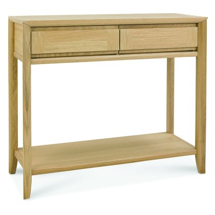 Bergen Oak Console Table with Drawer by Bentley Designs Bergen Oak Console Table with Drawer by Bentley Designs