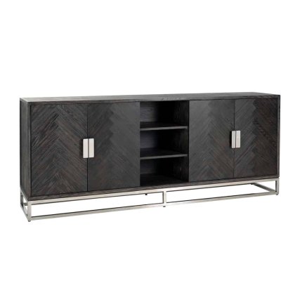 Blackbone 225cm Sideboard (Silver Collection) by Richmond Interiors Blackbone 225cm Sideboard (Silver Collection) by Richmond Interiors