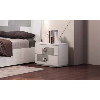 Kate 2 Drawer Bedside Chest by Euro Designs Kate 2 Drawer Bedside Chest by Euro Designs