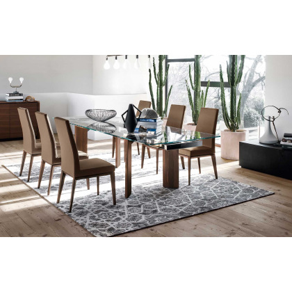 Pair of Bess High Dining Chairs (CS1294) by Calligaris