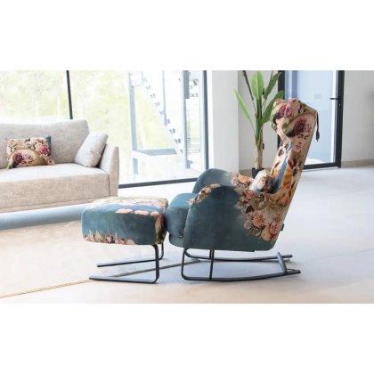 Kangou Rocking Chair by Fama Kangou Rocking Chair by Fama
