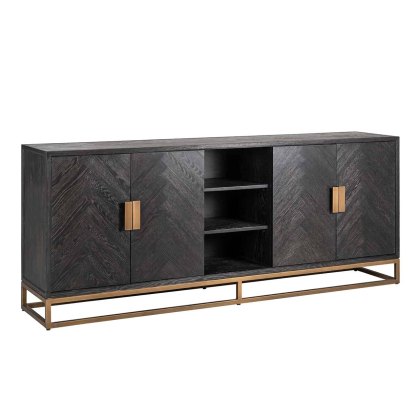 Blackbone 225cm Sideboard (Brass Collection) by Richmond Interiors Blackbone 225cm Sideboard (Brass Collection) by Richmond Interiors