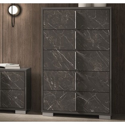 Sky 5 Drawer Tall Chest by Euro Designs Sky 5 Drawer Tall Chest by Euro Designs