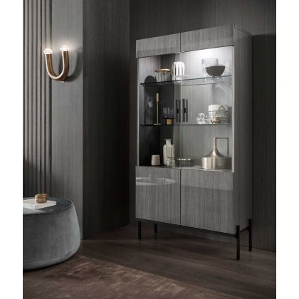 Novecento 2 Door Display Cabinet by ALF Italia Novecento 2 Door Display Cabinet by ALF Italia
