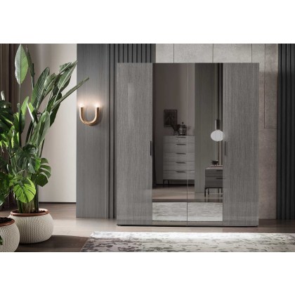 Novecento 4 Door Wardrobe by ALF Italia Novecento 4 Door Wardrobe by ALF Italia