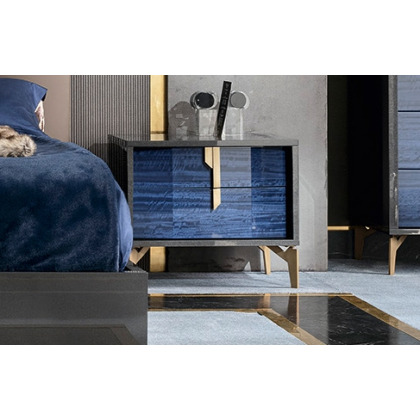 Oceanum 2 Drawer Nightstand by ALF Italia Oceanum 2 Drawer Nightstand by ALF Italia