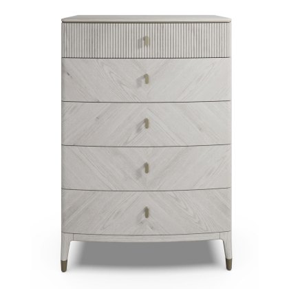 Leotta 5 Drawer Tall Chest (Stone) by Vida Living Leotta 5 Drawer Tall Chest (Stone) by Vida Living