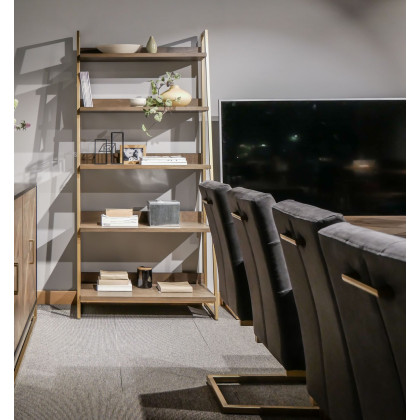 Athens Fumed Oak Open Display by Bentley Designs Athens Fumed Oak Open Display by Bentley Designs