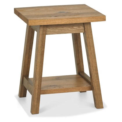 Regent Rustic Oak Lamp Table by Bentley Designs Regent Rustic Oak Lamp Table by Bentley Designs