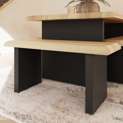 Reno 90cm Dining Bench ('P' Leg) by Bell & Stocchero Reno 90cm Dining Bench ('P' Leg) by Bell & Stocchero