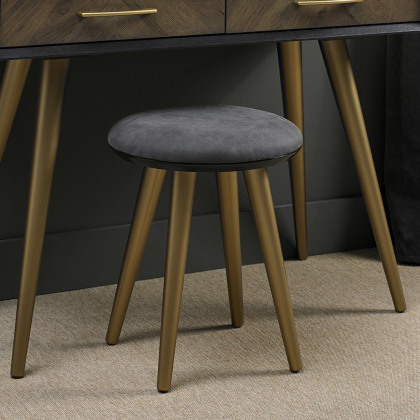 Sienna Fumed Oak Stool by Bentley Designs Sienna Fumed Oak Stool by Bentley Designs