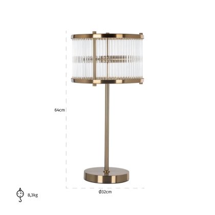 Table lamp Loiza Brushed Gold Table lamp Loiza Brushed Gold