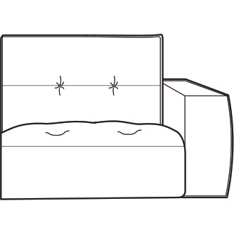 Gravina Armchair Section 108cm (Right) by Italia Living Gravina Armchair Section 108cm (Right) by Italia Living