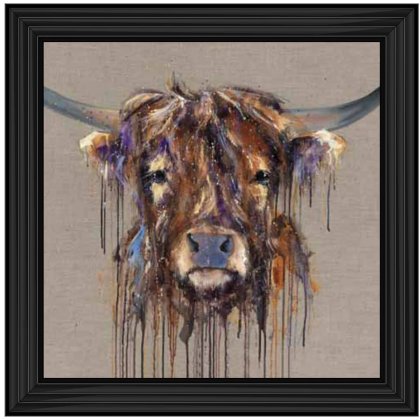 HIGHLAND COW COLOURFUL DRIPS HIGHLAND COW COLOURFUL DRIPS