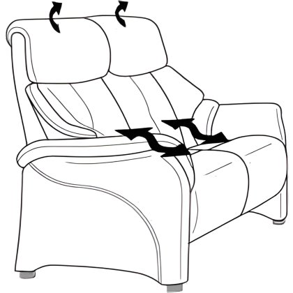 Chester 2 Seater Cumuly Electric Recliner Sofa (4247-80) by Himolla Chester 2 Seater Cumuly Electric Recliner Sofa (4247-80) by Himolla