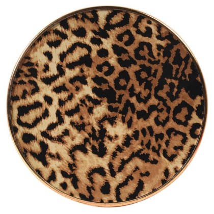 Set Of 4 Leopard Print Coasters