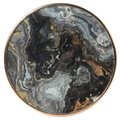 Set Of 4 Marble Effect Coasters