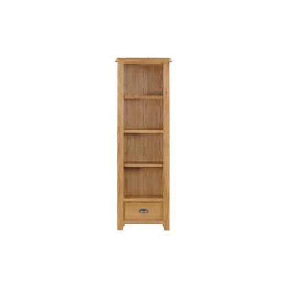 Queensbury Oak Slim Bookcase