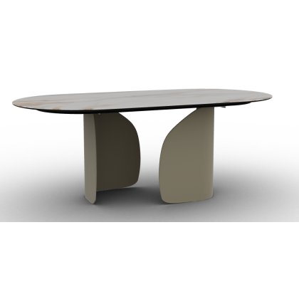 Twins 250 x 119cm Dining Table (CS4153-FB250) by Calligaris