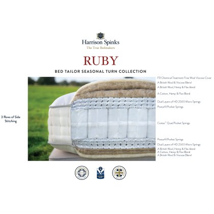 Ruby Seasonal Turn Mattress by Harrison Spinks Ruby Seasonal Turn Mattress by Harrison Spinks