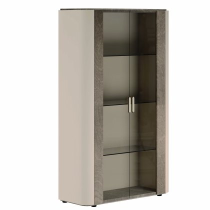 Hebe 2 Door Display Cabinet by ALF Italia Hebe 2 Door Display Cabinet by ALF Italia