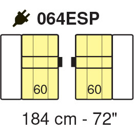 Tuniz 2 Seater 184cm Sofa (with Electric Recliners) by Marinelli Home Tuniz 2 Seater 184cm Sofa (with Electric Recliners) by Marinelli Home