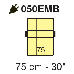 Tuniz Armless Chair Module 75cm (With Electric Recliner) by Marinelli Home Tuniz Armless Chair Module 75cm (With Electric Recliner) by Marinelli Home