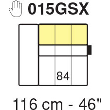Tuniz LHF 1 Arm Chair Module 116cm (No Recliner) by Marinelli Home Tuniz LHF 1 Arm Chair Module 116cm (No Recliner) by Marinelli Home