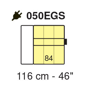 Tuniz LHF 1 Arm Chair Module 116cm (1 Electric Recliner) by Marinelli Home Tuniz LHF 1 Arm Chair Module 116cm (1 Electric Recliner) by Marinelli Home