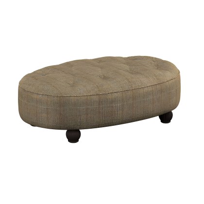 Caledonian Oval Stool by Tetrad Harris Tweed Caledonian Oval Stool by Tetrad Harris Tweed