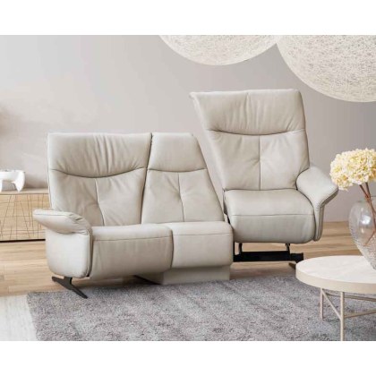 Loona Trapezoidal Electric Recliner Sofa with Lift & Rise in Right Seat (4484-78QR) by Himolla Loona Trapezoidal Electric Recliner Sofa with Lift & Rise in Right Seat (4484-78QR) by Himolla
