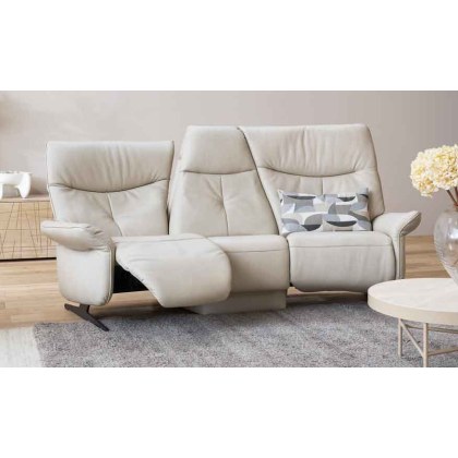 Loona Trapezoidal Manual Recliner Sofa (4484-70HN) by Himolla Loona Trapezoidal Manual Recliner Sofa (4484-70HN) by Himolla