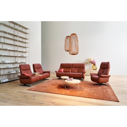 Loona 3 Seater Fixed Sofa (4484-12HN) by Himolla Loona 3 Seater Fixed Sofa (4484-12HN) by Himolla