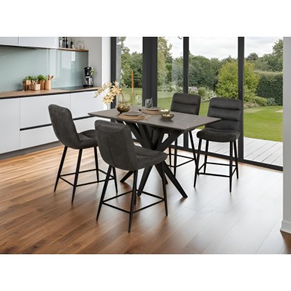 Neville W138 x D80cm Bar Table (Straight Version) by MaxFurn Neville W138 x D80cm Bar Table (Straight Version) by MaxFurn