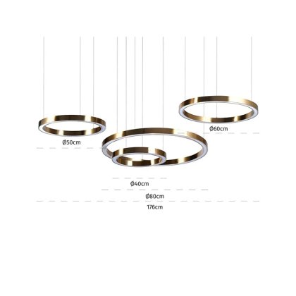 Chandelier Lilou (Brushed Gold) Chandelier Lilou (Brushed Gold)