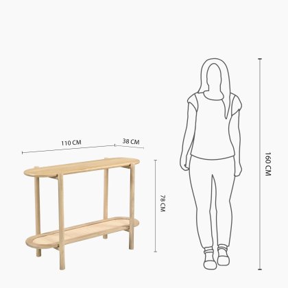 Jonita Rattan Console Table Jonita Rattan Console Table