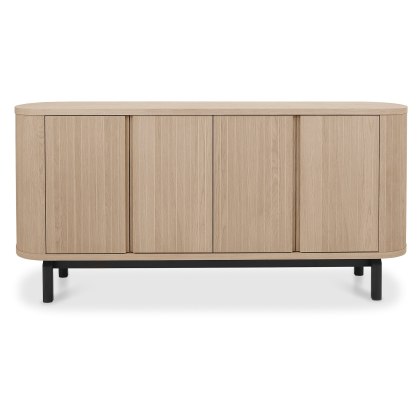 Luma Scandi Oak & Peppercorn Wide Sideboard Luma Scandi Oak & Peppercorn Wide Sideboard