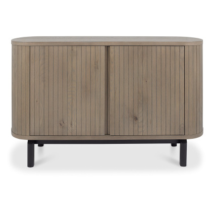 Luma Grey Oiled Oak & Peppercorn Narrow Sideboard Luma Grey Oiled Oak & Peppercorn Narrow Sideboard