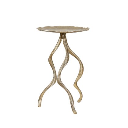 60cm Gold Antler Metal Accent Table 60cm Gold Antler Metal Accent Table