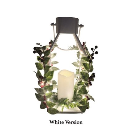 LED Lantern White 15 x 36cms LED Lantern White 15 x 36cms