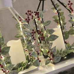 LED Lantern White 15 x 36cms LED Lantern White 15 x 36cms