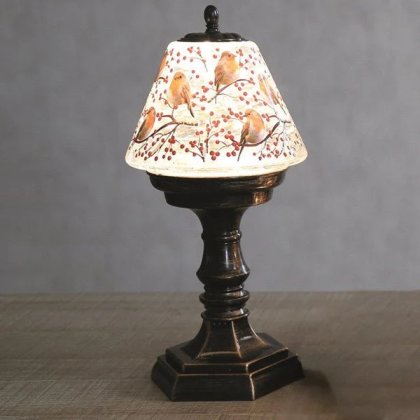 LED Robin Lamp Spinner 32cms LED Robin Lamp Spinner 32cms