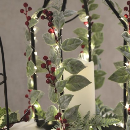 LED Lantern Black 15 x 36cms LED Lantern Black 15 x 36cms