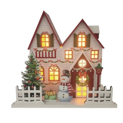 LED Christmas House White 24x22cm LED Christmas House White 24x22cm