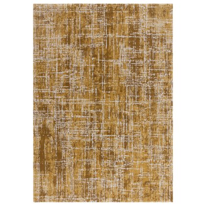 Kuza Abstract Gold Rug by Asiatic Kuza Abstract Gold Rug by Asiatic