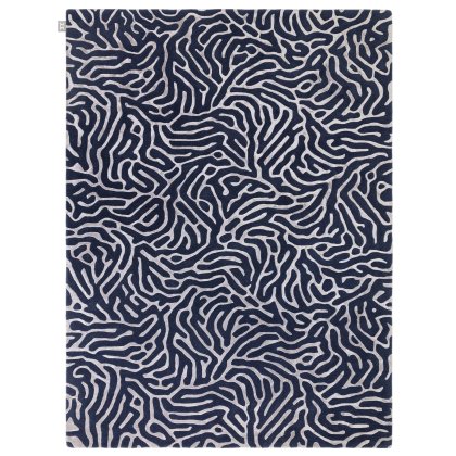 Katherine Carnaby Coral Blue Rug by Asiatic Katherine Carnaby Coral Blue Rug by Asiatic