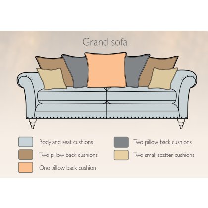 Ohio Grand Sofa (Pillow Back) by Alstons Ohio Grand Sofa (Pillow Back) by Alstons